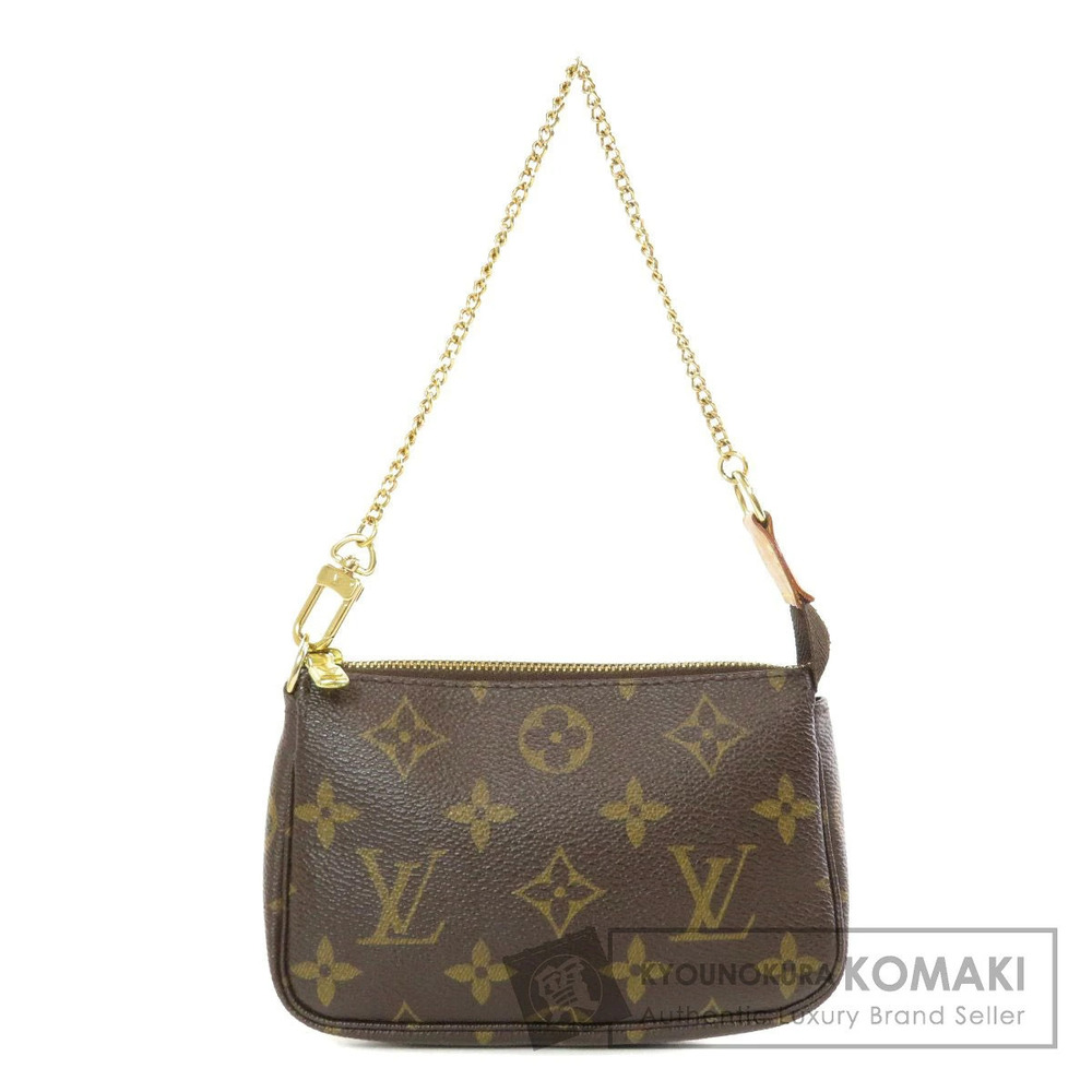 Louis Vuitton Ni Pochette Accessoires Pouch Monogram Canvas White Brown